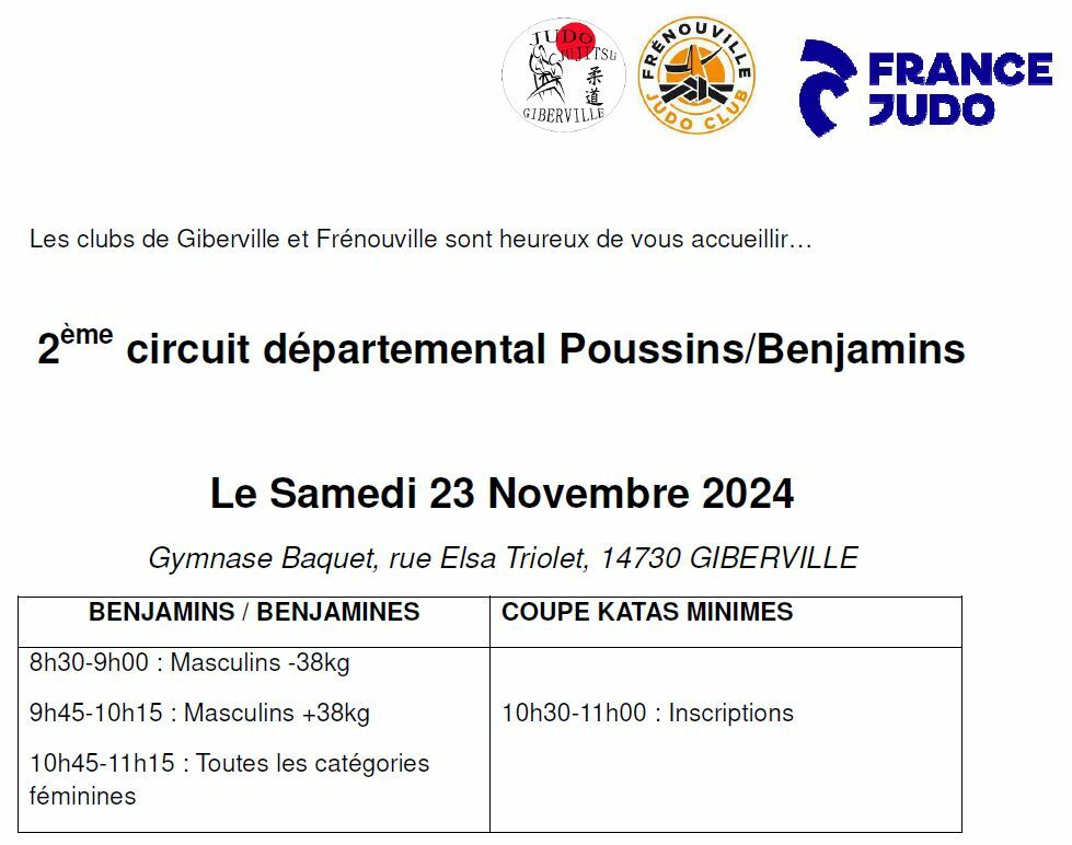 2nd circuit départemental BENJAMIN (Giberville)