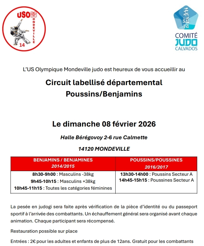 3ème circuit labellisé Calvados Benjamins (Mondeville)