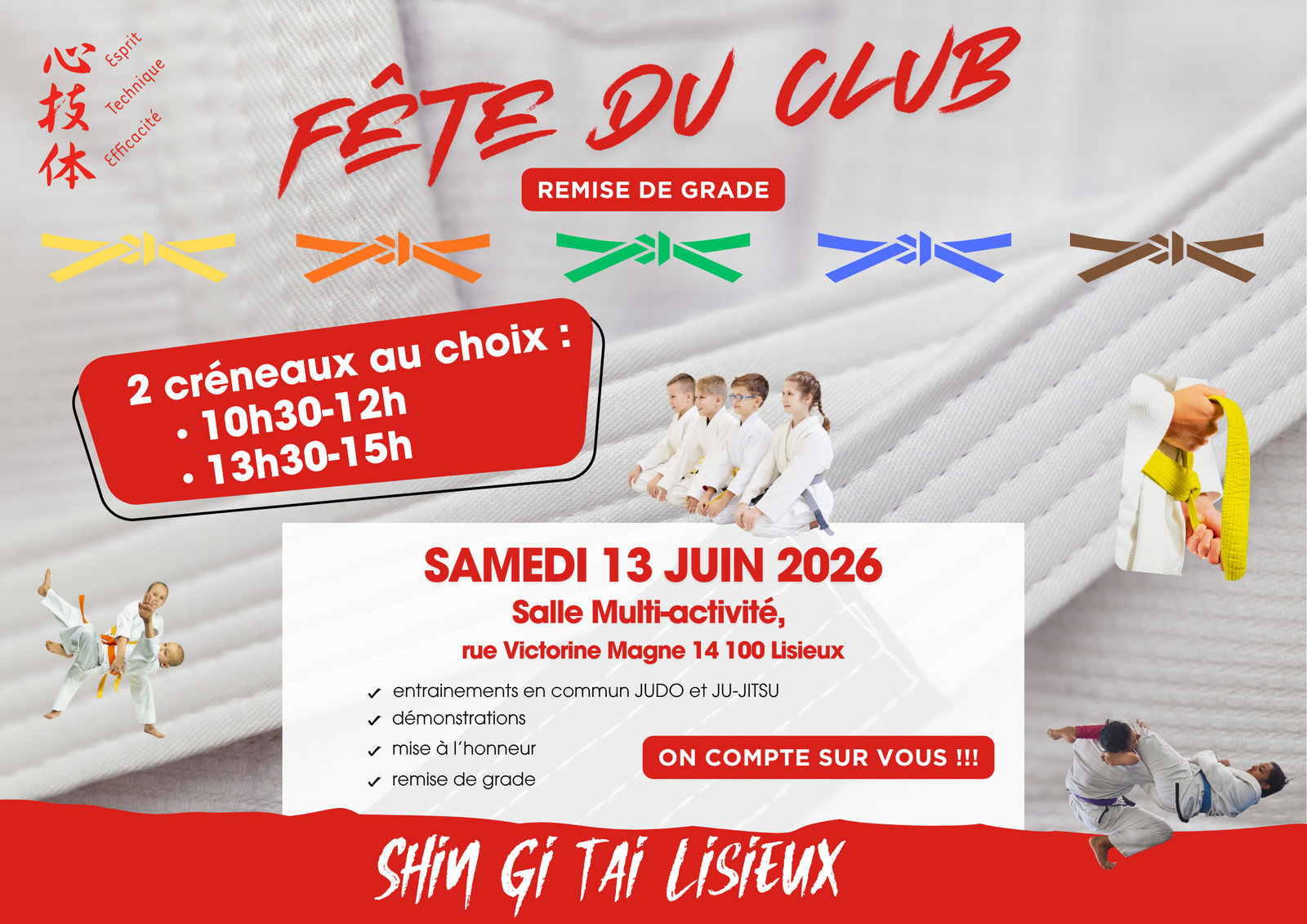 Fête du club et remise des grades